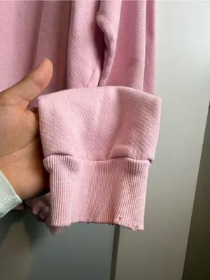 I.S.M.B.S‎ Pink 'love' Embroidered Crewneck Sweatshirt Size L thumbnail 5