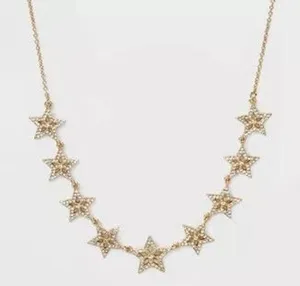 by Baublebar Gold Crystal Star Necklace thumbnail 1
