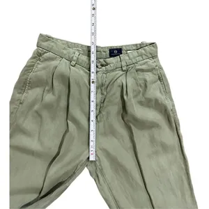 Adriano Goldschmied Green‎ The Evan Relaxed Pleated Trouser Pants Sz 25R NEW thumbnail 6