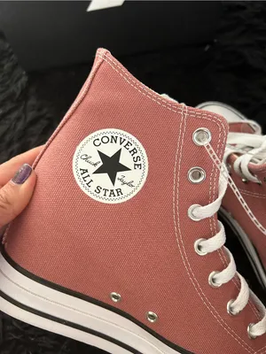 CONVERSE Chuck Taylor all star wedge platform lace up shoes sneakers sz 7.5 new thumbnail 7