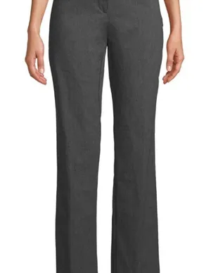 Womens Time and Tru Gray Bootcut Dress Pants Size 8 Mid Rise Stretch New thumbnail 2