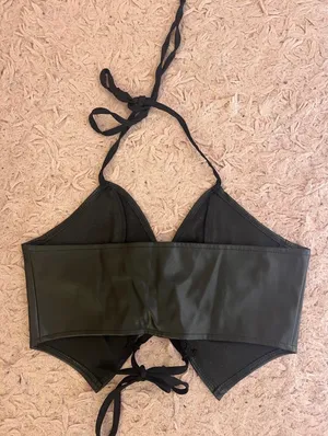 Black Leather Top thumbnail 5