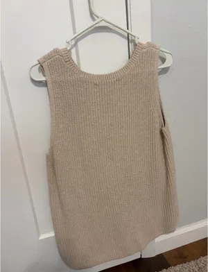 Loft Sweater Knit Tank Top Sleeveless thumbnail 2