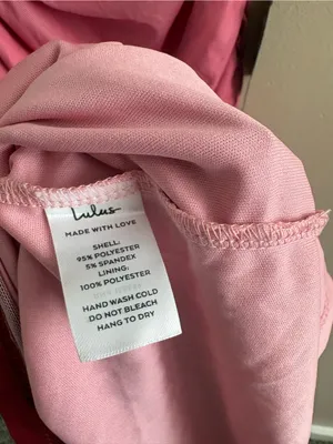 Lulus Beautiful Perception Pink Ombre One-Shoulder Mesh Midi Dress Size Small thumbnail 9