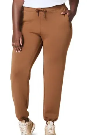SPANX Airessentials Sweatpants In Cocoa Flawed Size Medium Soft Cozy thumbnail 1