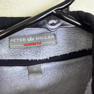 Peter Millar Warmth Jacket Womens Medium Gray Full Zip Fleece Golf Sanctuary thumbnail 11