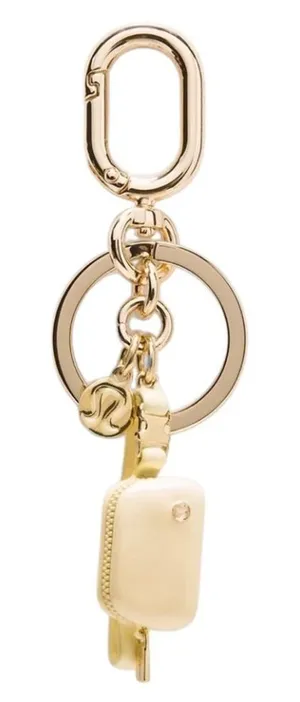 Lululemon Everywhere Belt Bag Key Charm Butter Cream/Gold Key Charm thumbnail 1