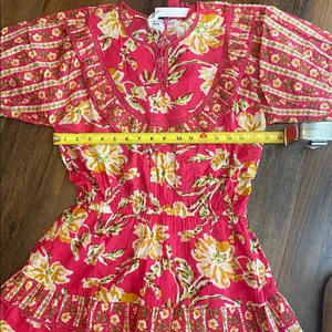 Maisie Mini dress in Pink and Yellow thumbnail 7