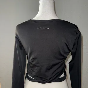 NVGTN Black Cutout Bodysuit‎ thumbnail 2