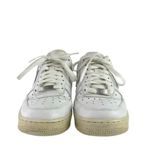 Nike Air Force 1 Low '07 Women's White Lace Up Leather Sneakers Shoes Size 9 thumbnail 2