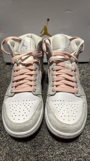 Air Jordan 1 Mid SE Lt Iron Ore/Atmosphere White thumbnail 6