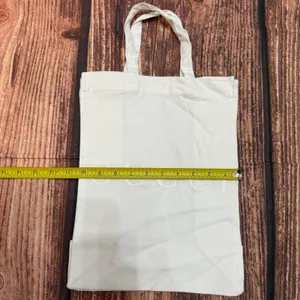 Gucci Tote Bag Unisex Medium White Logo Reusable Shopping Storage 14x10 thumbnail 4