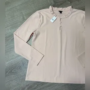 •ANN TAYLOR• ROSE PINK BLOUSE thumbnail 3