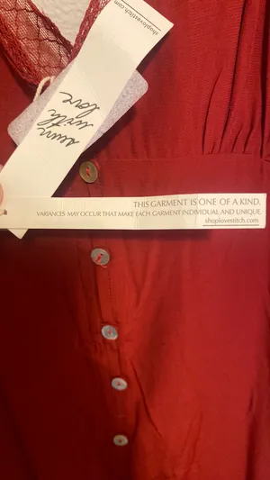 Lovestitch Boot Barn Red Slip Dress thumbnail 8