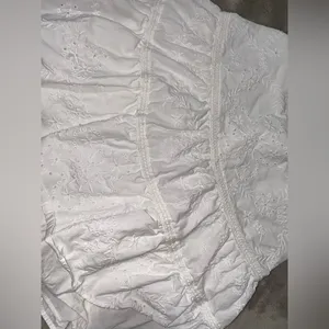 Zara White Tiered Women's Skirt thumbnail 5