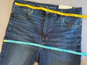 American Eagle Next Level Stretch Curvy Hi-Rise Jegging Sz 12 31W thumbnail 6