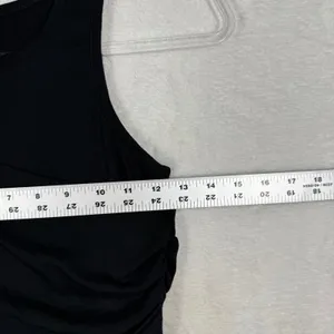 Open‎ Edit Womens Black Ruched Asymmetrical Tank Top Size M ED480195MI thumbnail 3