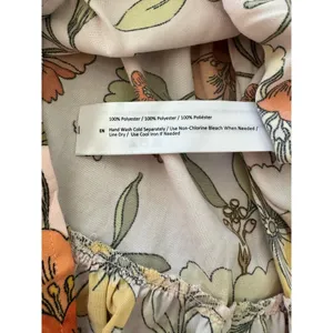 NWT Lottie & Holly Large Retro Floral Ruffle Sleeve Knee Length Dress Size Large thumbnail 8