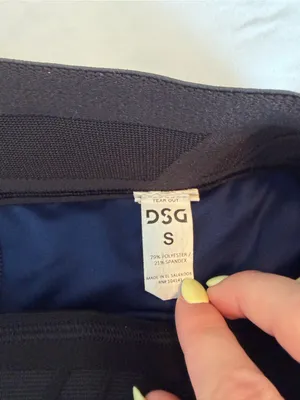 DSG Navy Bike Shorts with Wide Waistband thumbnail 3