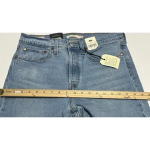 Levi's Premium Wedgie High Rise Tapered Jeans Women's Size 30 Light Wash NWT thumbnail 11