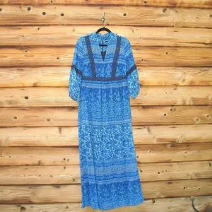 NWOT Karl Lagerfeld Paris Boho Maxi Dress thumbnail 3