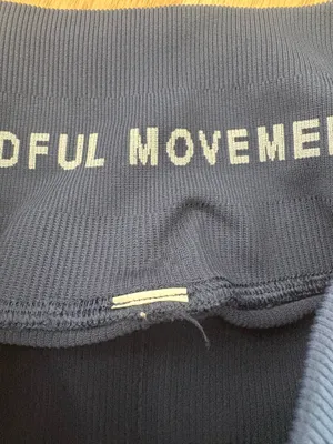 Alo Yoga Navy Seamless Ribbed Set thumbnail 6