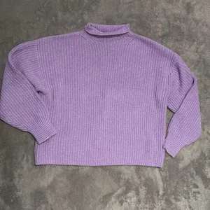 Old Navy SoSoft Women’s Small Lilac Purple Mock Neck Chunky Knit Sweater #1400 thumbnail 5
