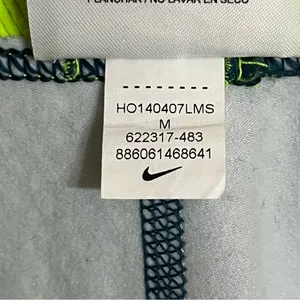 Nike Pro Women's‎ Size Medium Green Geometric Print Dri-Fit Leggings thumbnail 9