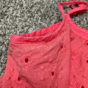 Lsenboye Eyelet Zipper Front Flowy Tank Top thumbnail 7