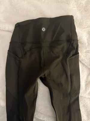 Army Green Lululemon Leggings thumbnail 2