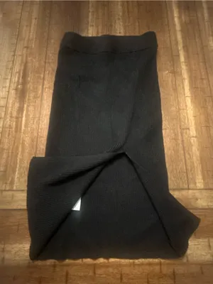 Abercrombie & Fitch woman’s black ribbed skirt size XS thumbnail 3