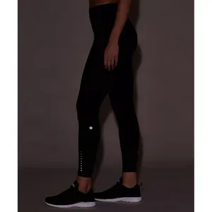 Lululemon Lead The Pack Reflective Tight 28" Black Running Leggings Size 4 thumbnail 3