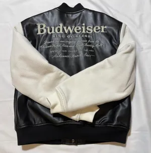 Budweiser pacsun leather jacket thumbnail 2