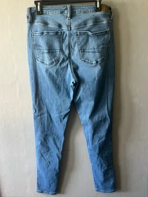 American Eagle Super Hi Rise Jeggings Size 10 thumbnail 3