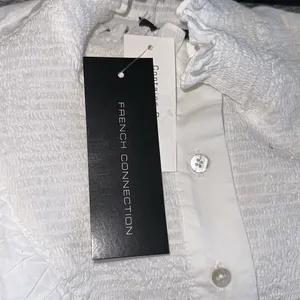 NWT French Connection Organic Cotton Rhodes Poplin Smock Top Blouse thumbnail 7
