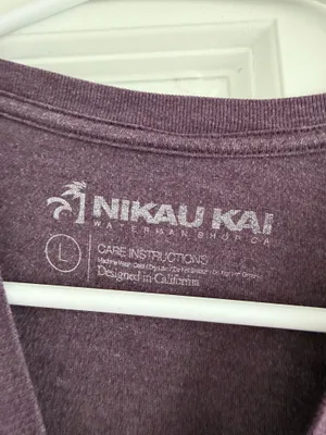 Nikau kia tee shirt Purple Size L thumbnail 2