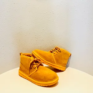 UGG Women's Yellow Suede Ankle Booties thumbnail 2