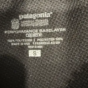 Patagonia Size-S Womens Leggings‎ Black Capilene Baselayer Performance thumbnail 2