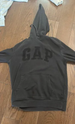 dark gray gap hoodie thumbnail 1