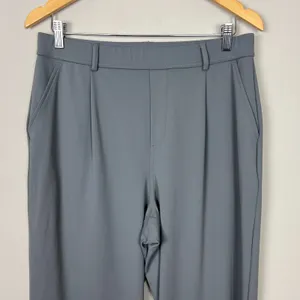 Halara High Waisted Pocket Straight Leg Work Pants Womens‎ PL Petite Large Gray thumbnail 5