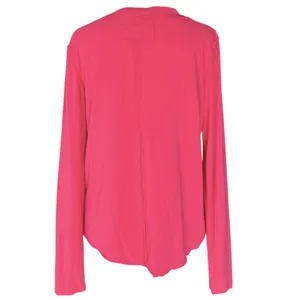 We The‎ Free V Neck Oversized Long Sleeve Pink Tee Shirt Sz M thumbnail 4