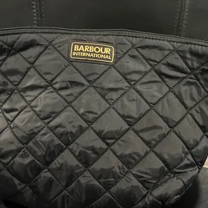 Barbour International Quilted Black Clutch thumbnail 5