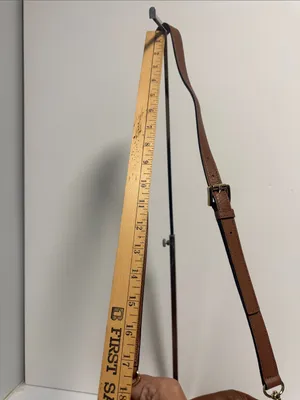 Michael Kors Leather Tassel Fringe Shoulder Bag with Crossbody Strap Brown thumbnail 11