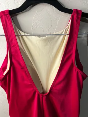 Miraclesuit Regatta Red Ruched High Neck One Piece Tummy Control Swimsuit thumbnail 7