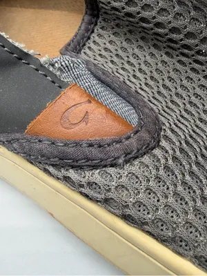 OluKai Pehuea Slip On Sneakers Women’s 7.5 Gray Mesh Drop In Heel Comfort thumbnail 7