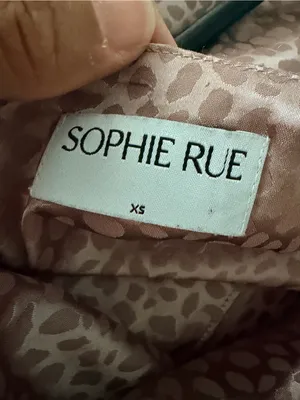 Sophie Rue Beige Taupe Animal Print Mini Slip Dress thumbnail 5