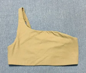 Lululemon Ribbed Nulu Asymmetrical Yoga Bra Size 6 thumbnail 1