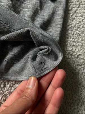 Lululemon athletica Swiftly Heathered Gray Long-sleeves Size 12 thumbnail 3