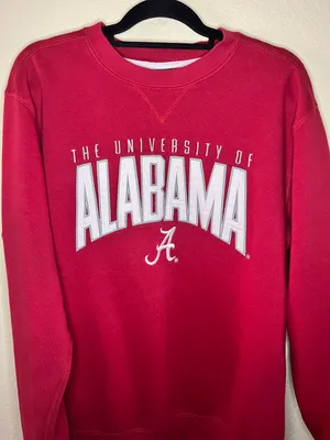 University of Alabama red crewneck sweatshirt thumbnail 2