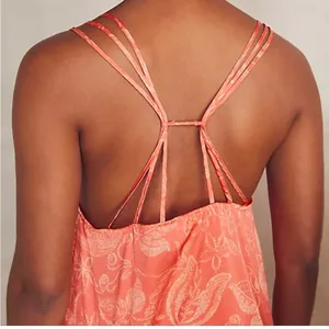 Off The Coast Cami Color: Coral floral print Size M NWT thumbnail 2